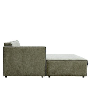 Balu Sofa - Grøn inkl. puf - Hofstra & Wagner