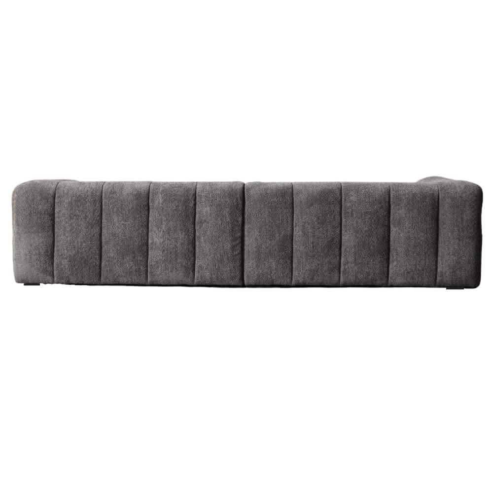 Bora Sofa i Grå Boucle - Højrevendt - 300 cm - Hofstra & Wagner