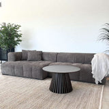 Bora Sofa i Grå Boucle - Højrevendt - 300 cm - Hofstra & Wagner