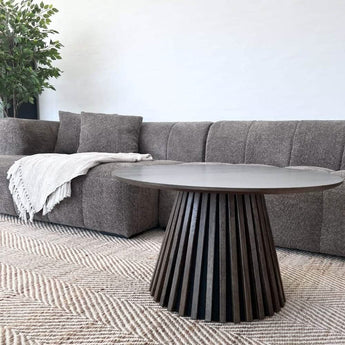Bora Sofa i Grå Boucle - Højrevendt - 300 cm - Hofstra & Wagner