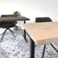 Hævesænke Plankebord - Hvidolieret Egetræ 120 cm - Hofstra & Wagner