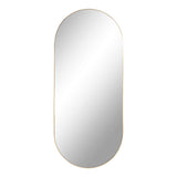 Jersey Spejl Oval - Messing - Hofstra & Wagner