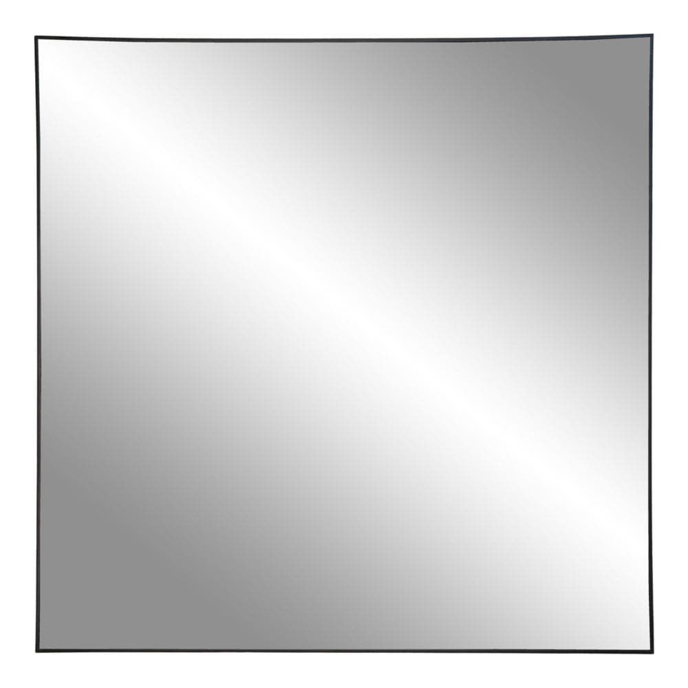 Jersey Spejl Sort - 60x60 cm - Hofstra & Wagner