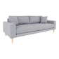 Lido 3 Personers Sofa - Lysegrå - Hofstra & Wagner