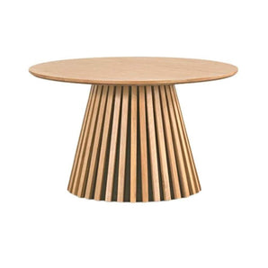 Måne Lamel Sofabord - Natur Eg Ø78 cm - Hofstra & Wagner