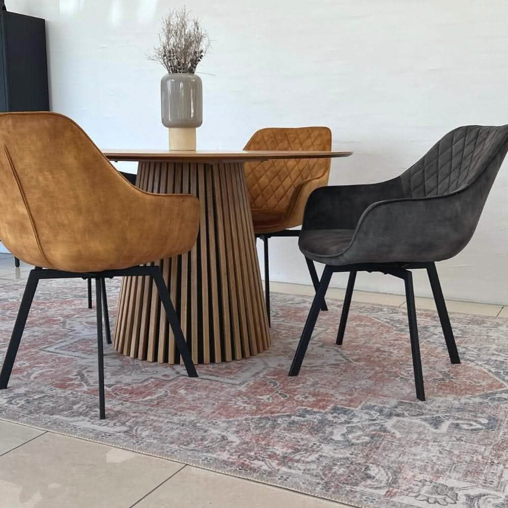 Måne Lamel Spisebord - Natur Eg Ø120 cm - Hofstra & Wagner