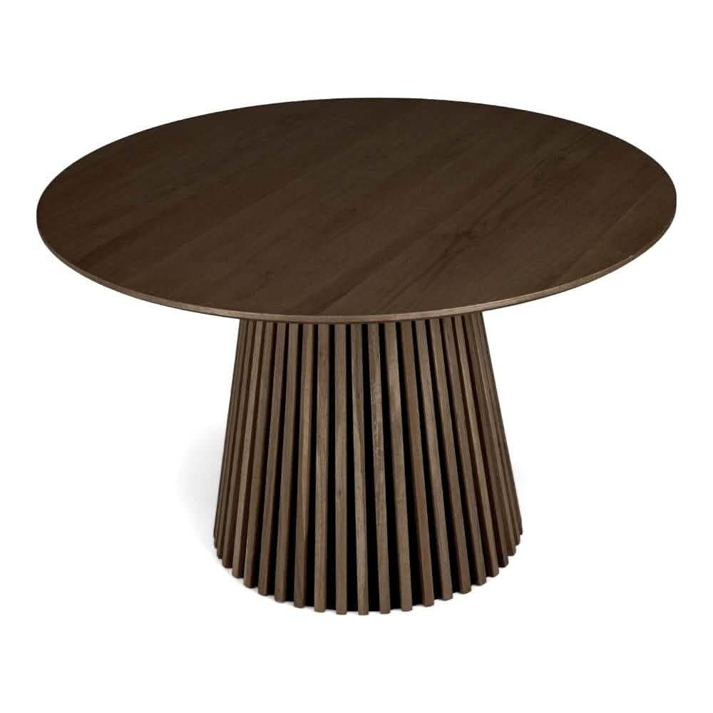 Måne Lamel Spisebord - Smoked Eg Ø120 cm - Hofstra & Wagner