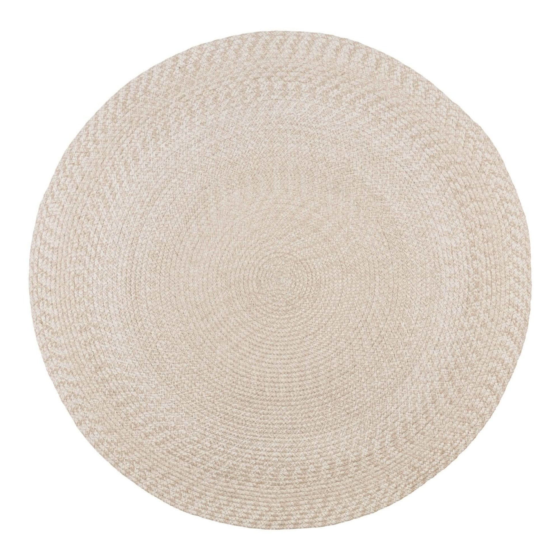 Menorca Tæppe - Sand Ø120 cm - Hofstra & Wagner