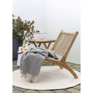 Menorca Tæppe - Sand Ø120 cm - Hofstra & Wagner