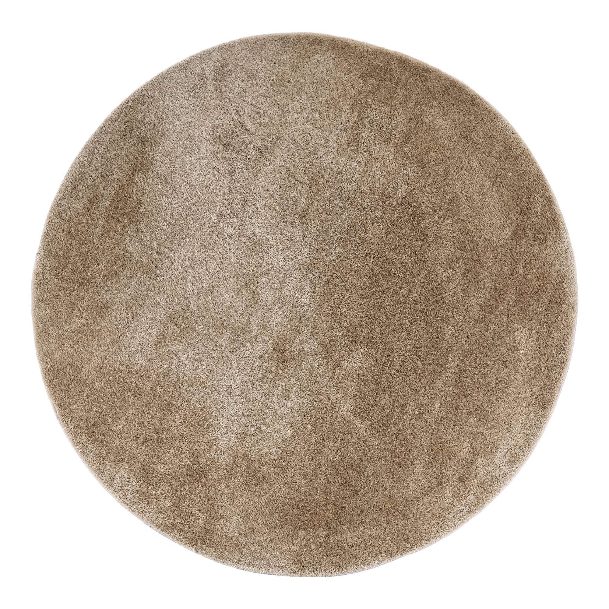Miami tæppe - beige - ø160 - Hofstra & Wagner