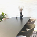 Muno Spisebord – Sort – 160 cm - Hofstra & Wagner