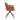 Pau Spisebordsstol med drejefunktion - Cognac microfibre - Hofstra & Wagner