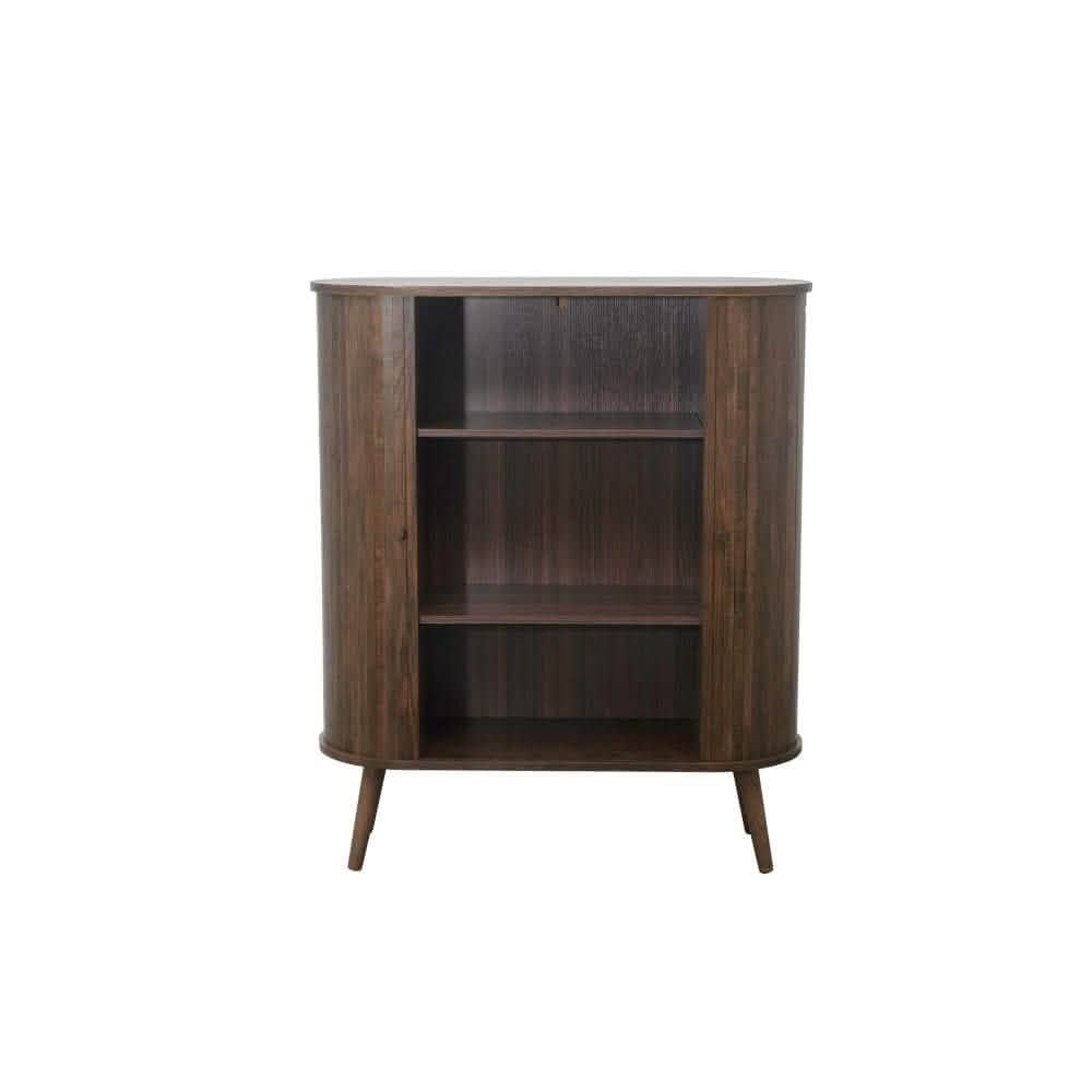 Trewood Jalousi skab i Smoked Eg - 100 cm - Hofstra & Wagner