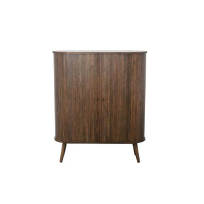 Trewood Jalousi skab i Smoked Eg - 100 cm - Hofstra & Wagner